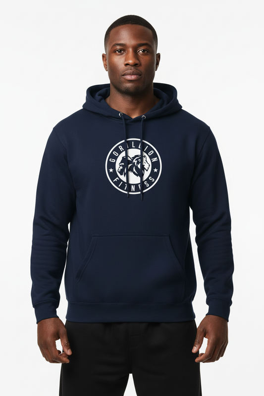 Navy Hoodie 1 - Black Model