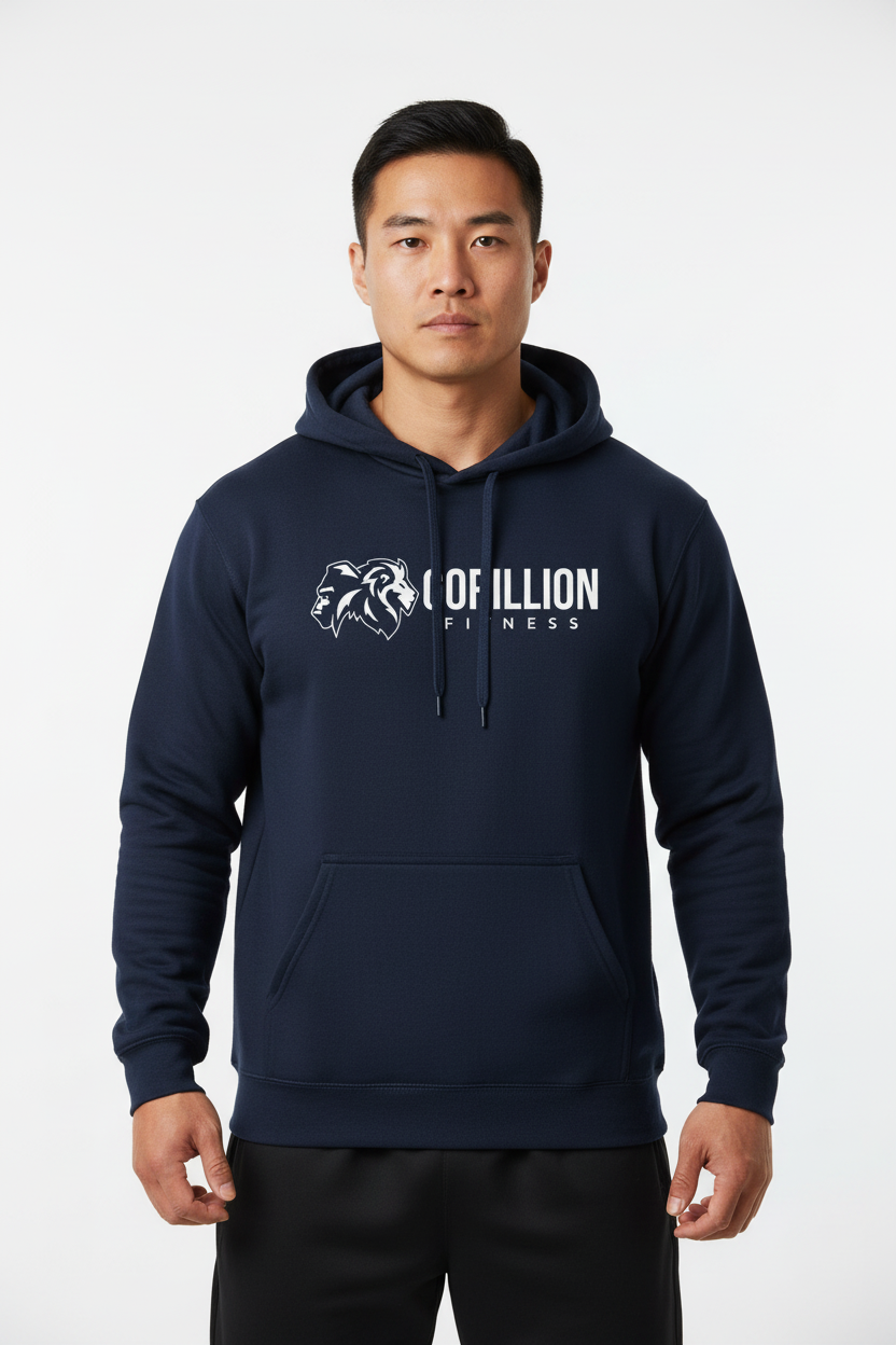 Navy Hoodie 2 - Asian Model